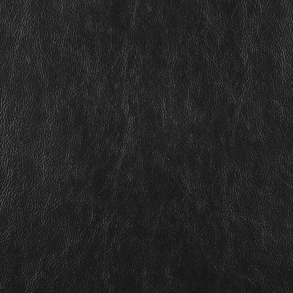Scotland Faux Leather Upholstered Track Arm Loveseat Black. Picture 8