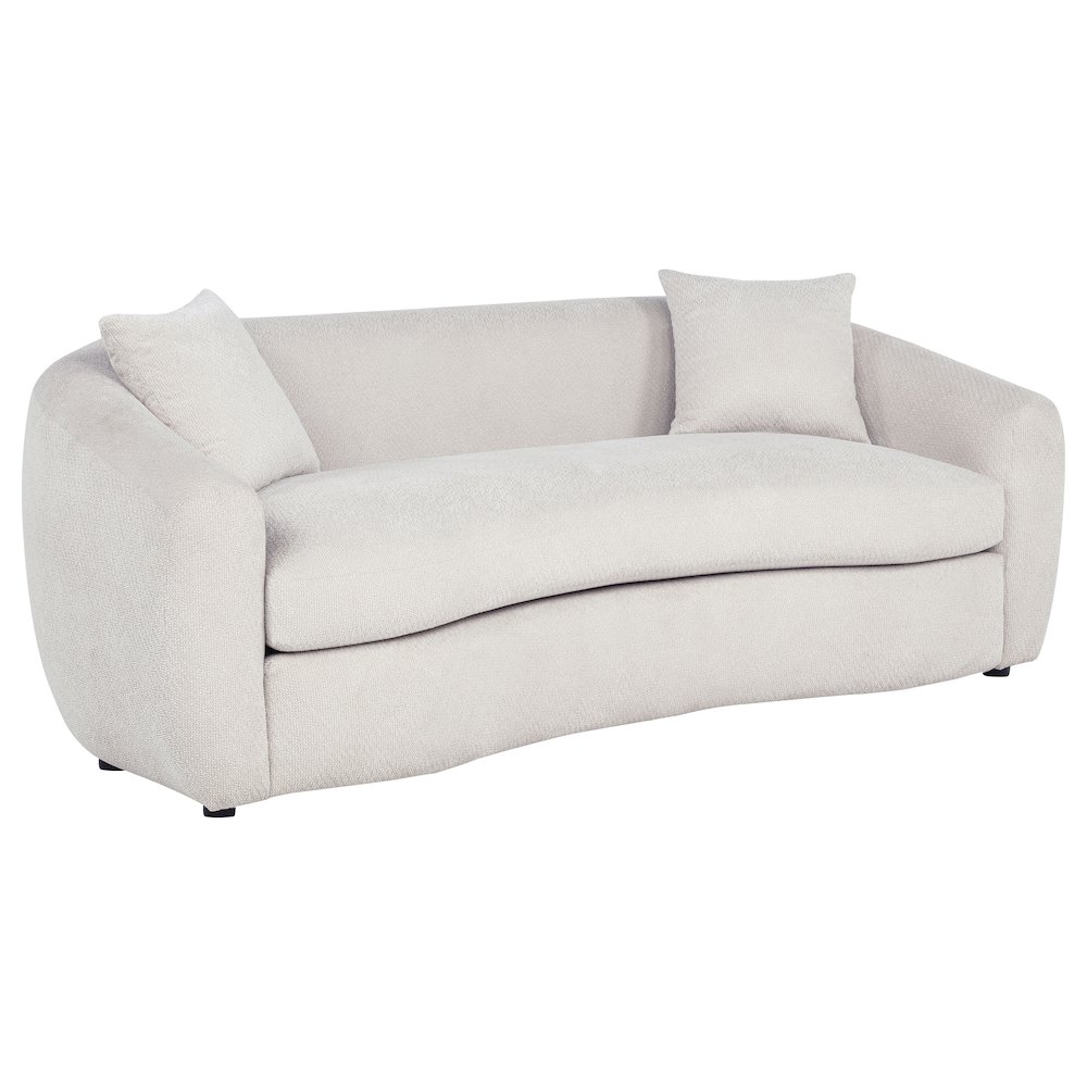 Isabella Fabric Upholstered Sofa Sand. Picture 1