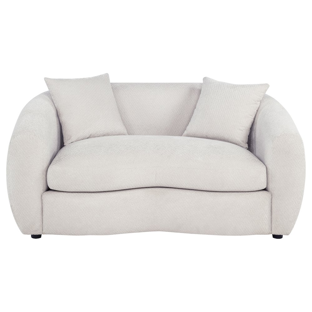 Isabella Fabric Upholstered Loveseat Sand. Picture 2