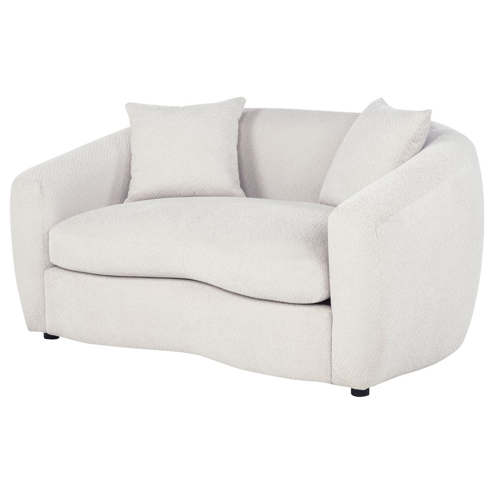 Isabella Fabric Upholstered Loveseat Sand. Picture 3