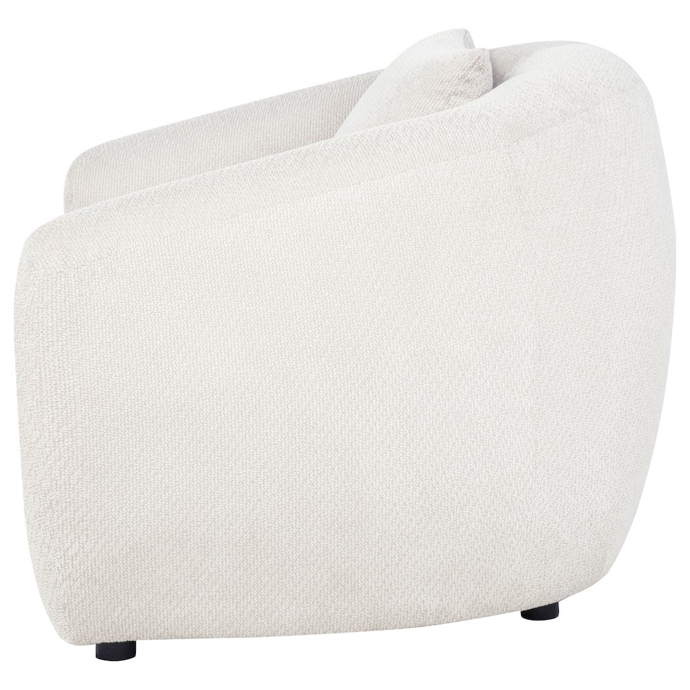 Isabella Fabric Upholstered Accent Chair Sand. Picture 4