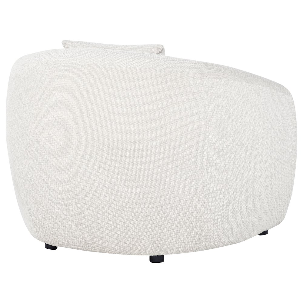 Isabella Fabric Upholstered Accent Chair Sand. Picture 6