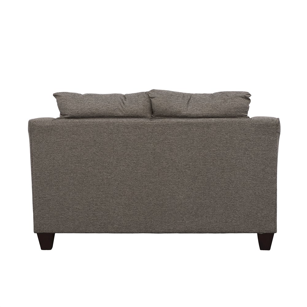 Salizar Upholstered Flared Arm Loveseat Charcoal Grey. Picture 6