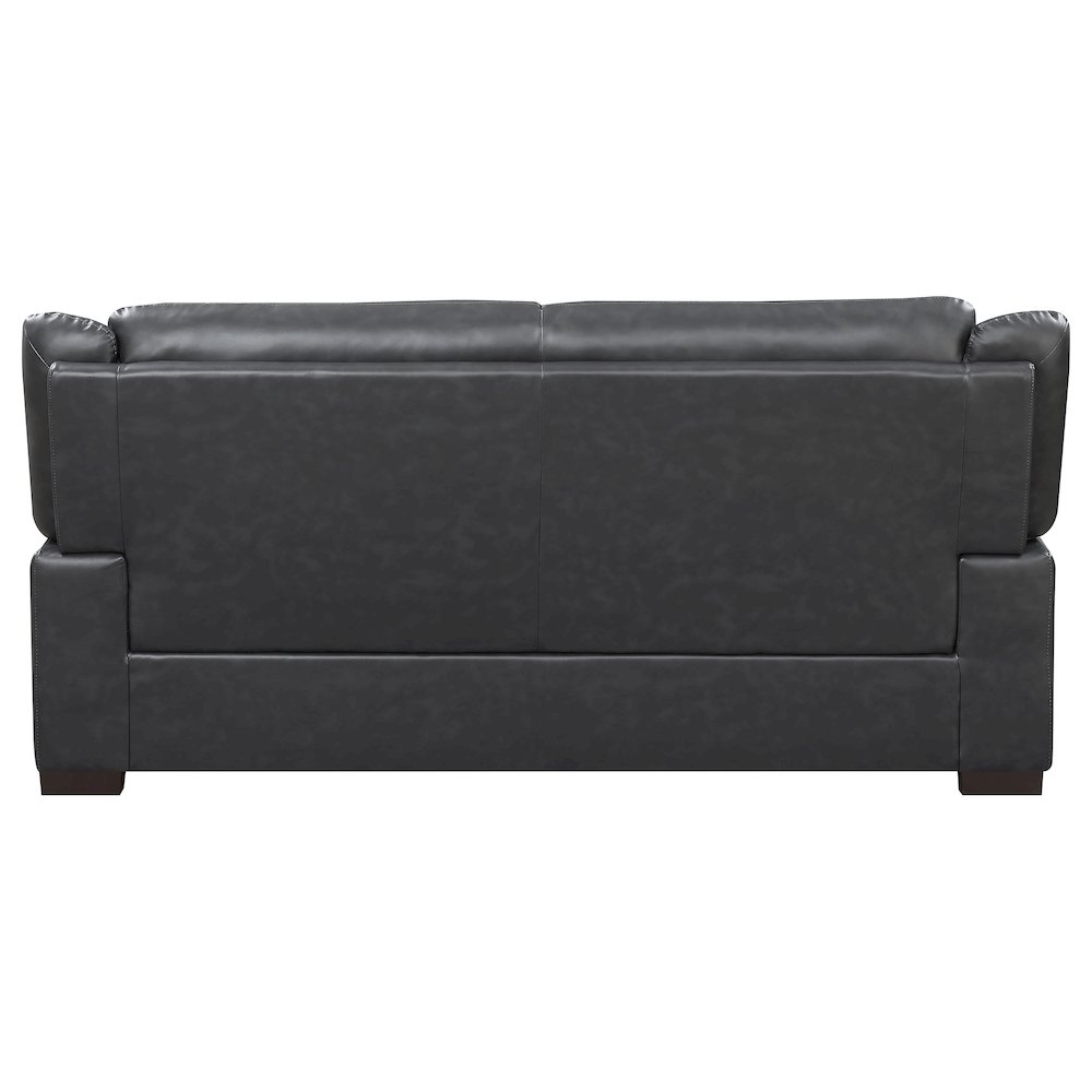 Arabella Upholstered Padded Arm Sofa Grey. Picture 5