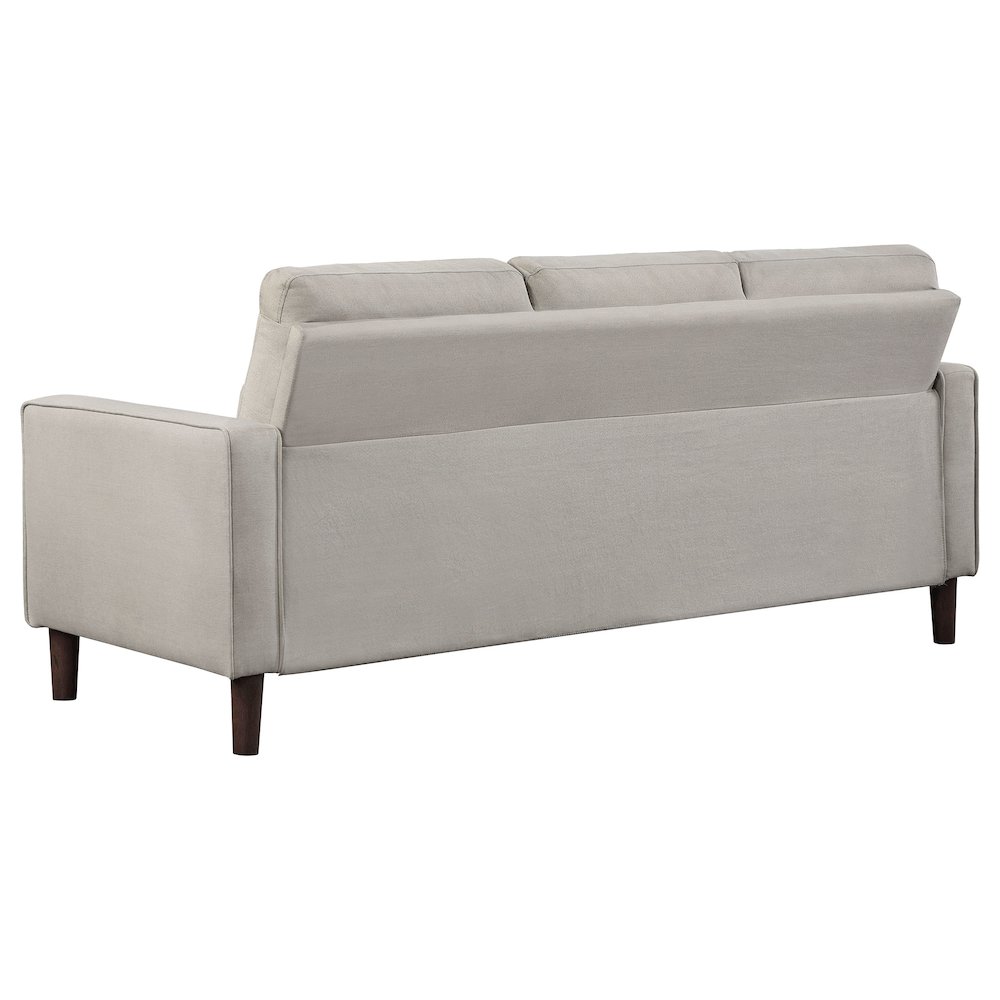 Bowen 2-piece Upholstered Track Arm Tufted Sofa Set Beige. Picture 4