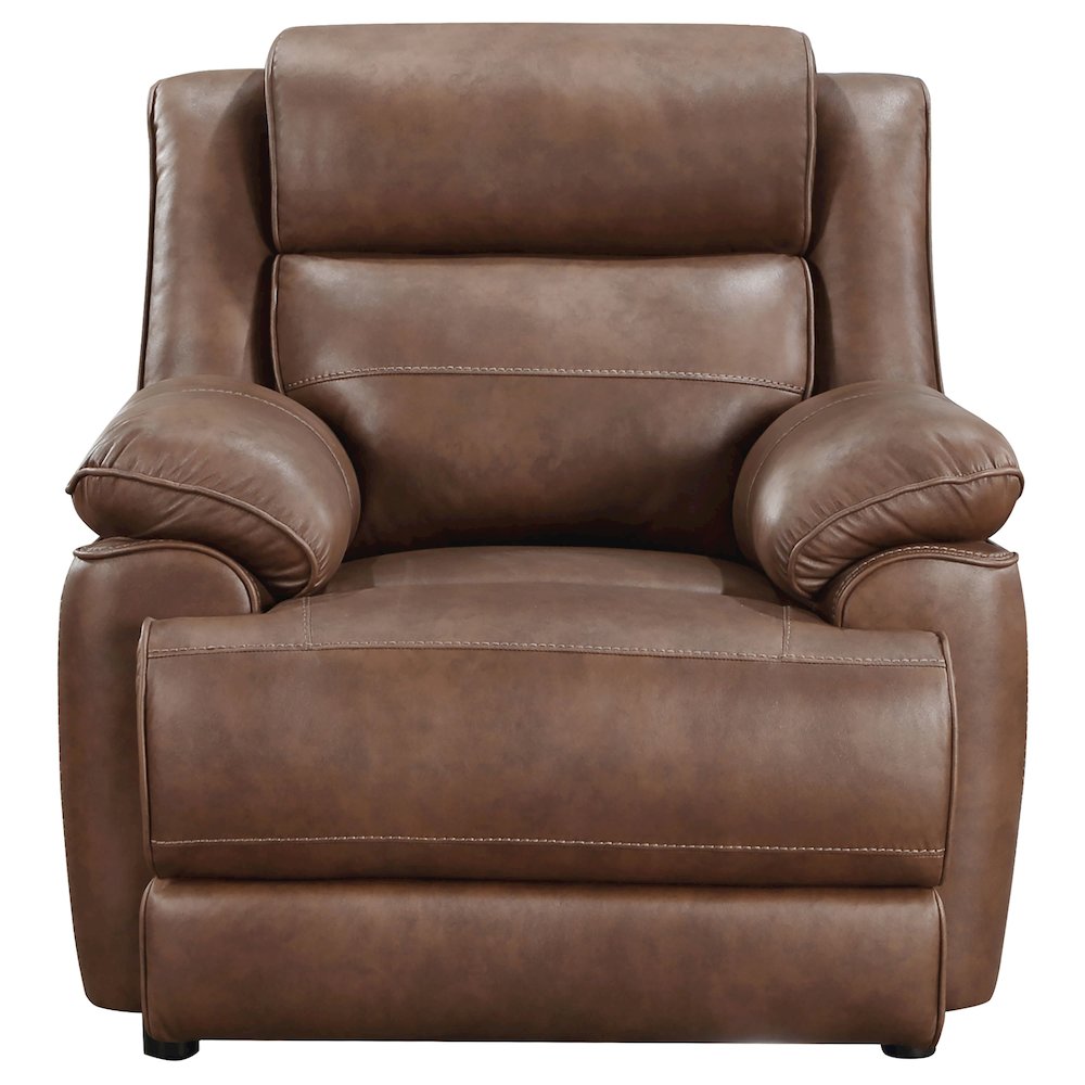 Ellington 3-piece Upholstered Padded Arm Sofa Set Dark Brown. Picture 11