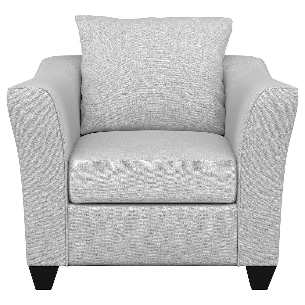 Salizar Upholstered Flared Arm Accent Chair Sand. Picture 3