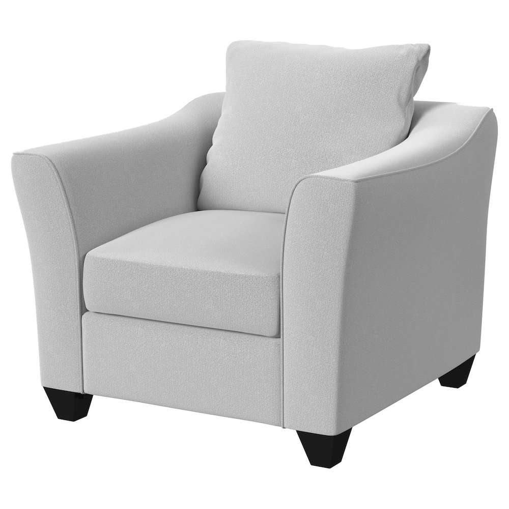 Salizar Upholstered Flared Arm Accent Chair Sand. Picture 4