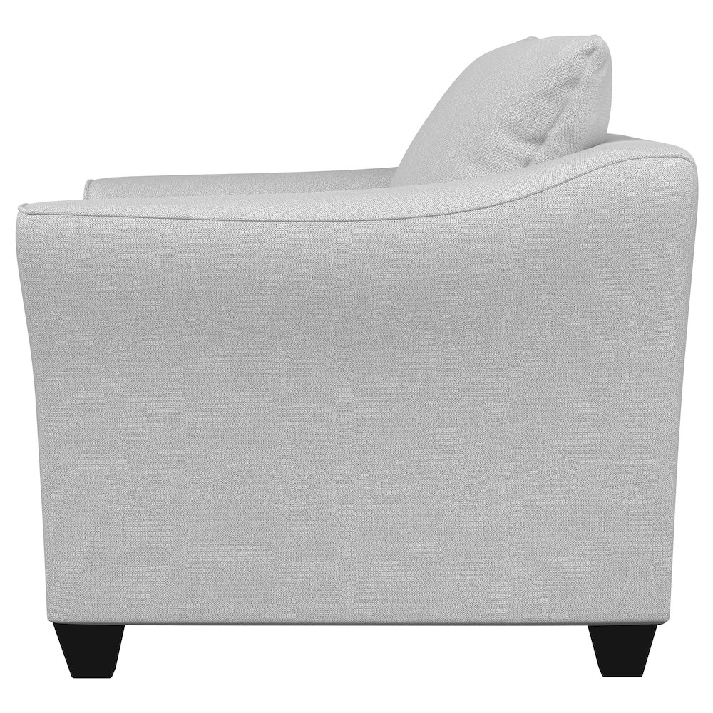 Salizar Upholstered Flared Arm Accent Chair Sand. Picture 5