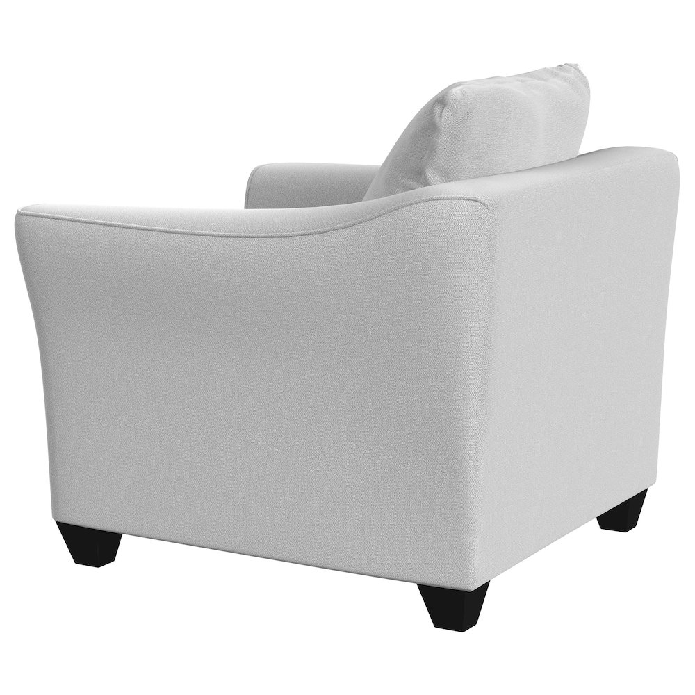 Salizar Upholstered Flared Arm Accent Chair Sand. Picture 6