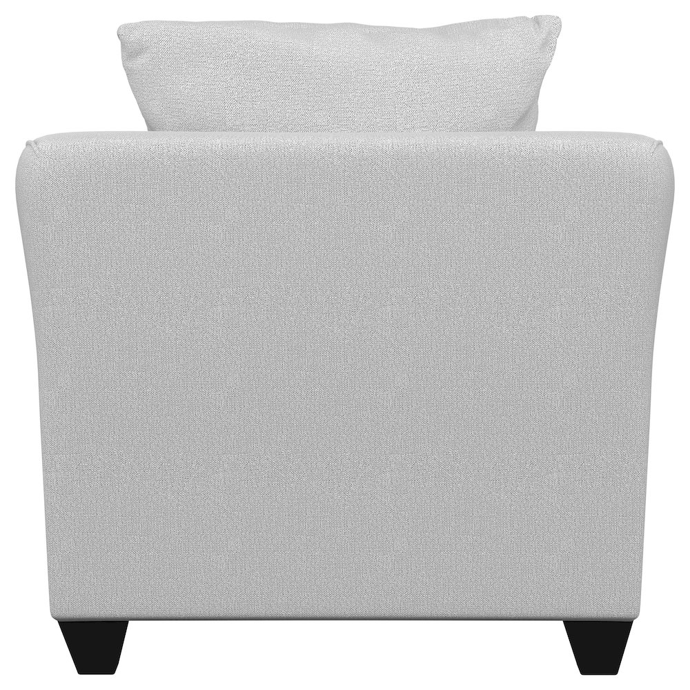 Salizar Upholstered Flared Arm Accent Chair Sand. Picture 7