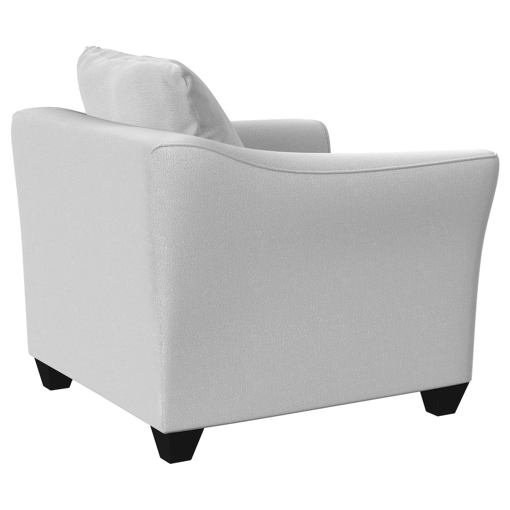 Salizar Upholstered Flared Arm Accent Chair Sand. Picture 8