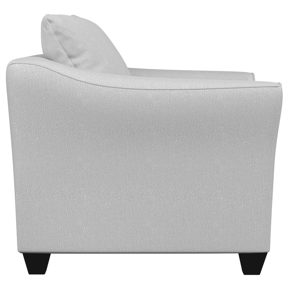 Salizar Upholstered Flared Arm Accent Chair Sand. Picture 9