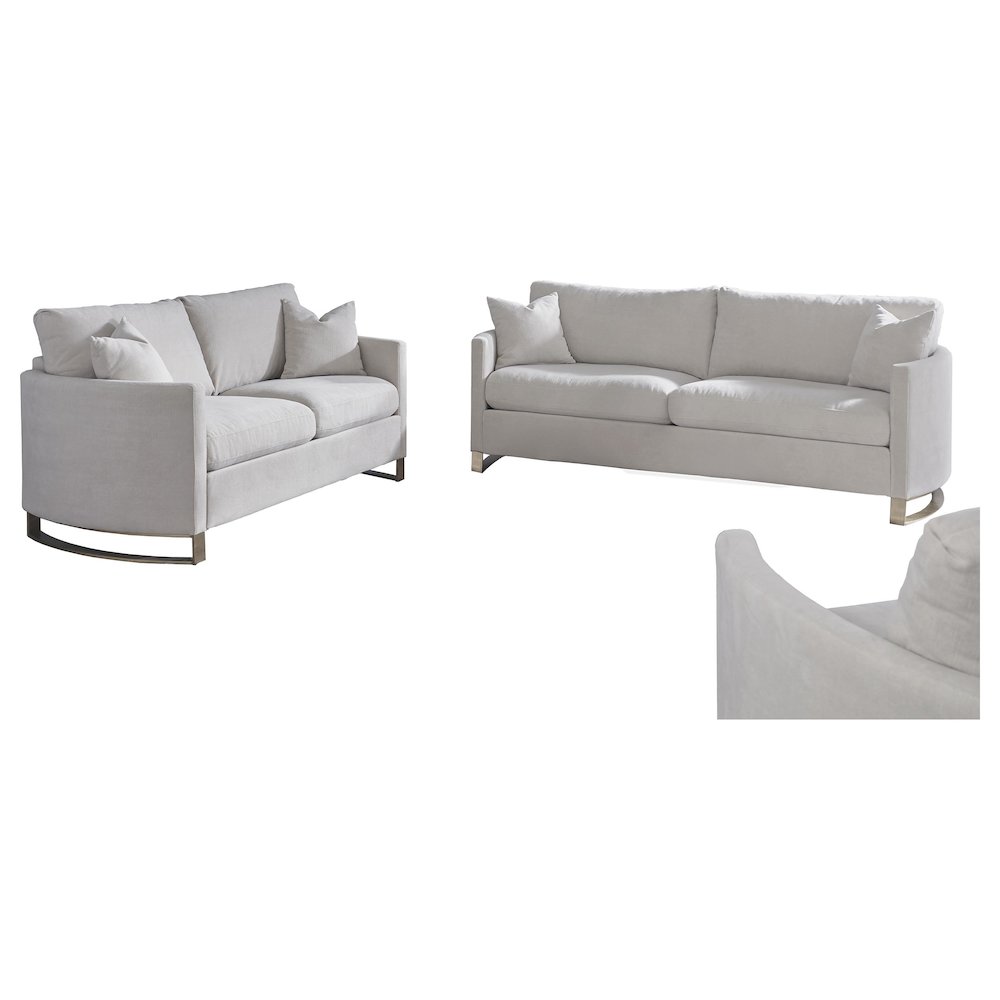 Corliss 3-piece Upholstered Arched Arm Sofa Set Beige. Picture 1