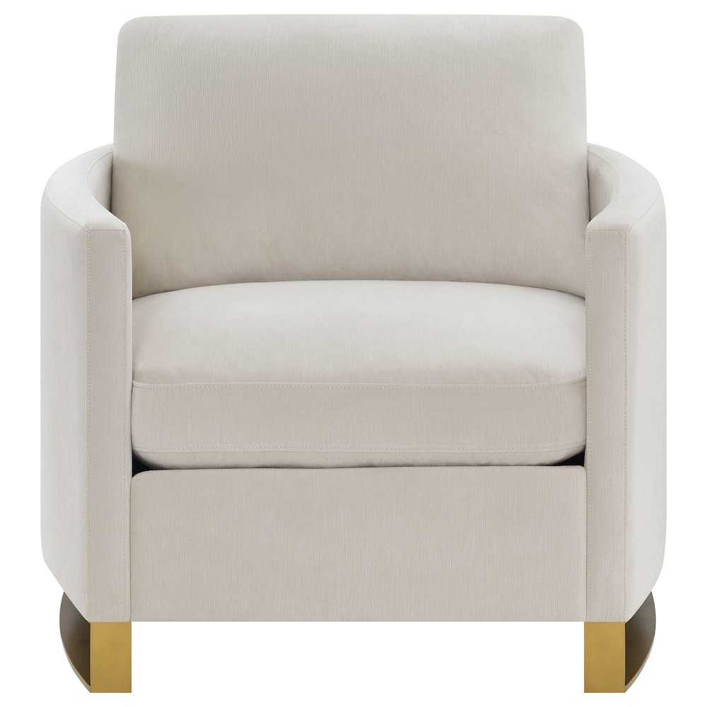 Corliss 3-piece Upholstered Arched Arm Sofa Set Beige. Picture 10
