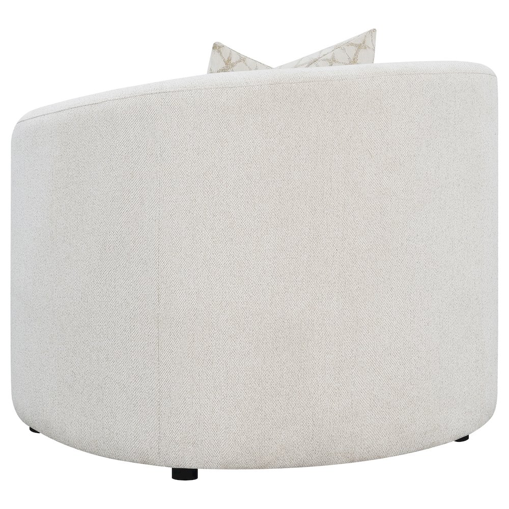 Rainn 3-piece Boucle Upholstered Sloped Arm Sofa Set Latte. Picture 11