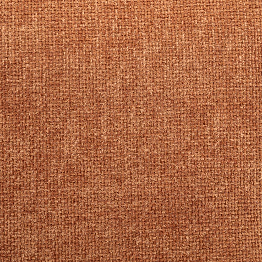 Octavia Fabric Upholstered Rectangular Ottoman Orange. Picture 5
