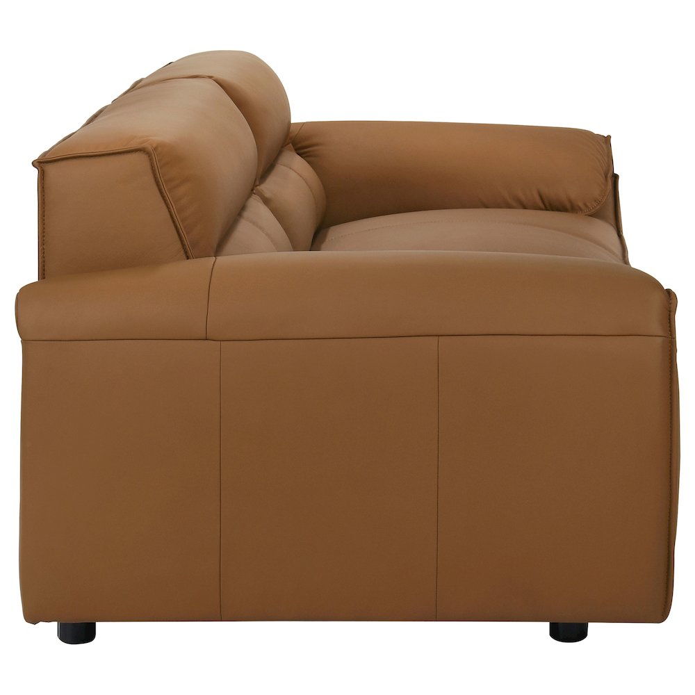 Buxton 2-piece Leather Upholstered Sofa Set Orange. Picture 5