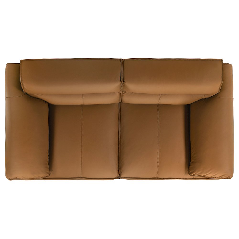 Buxton 2-piece Leather Upholstered Sofa Set Orange. Picture 11
