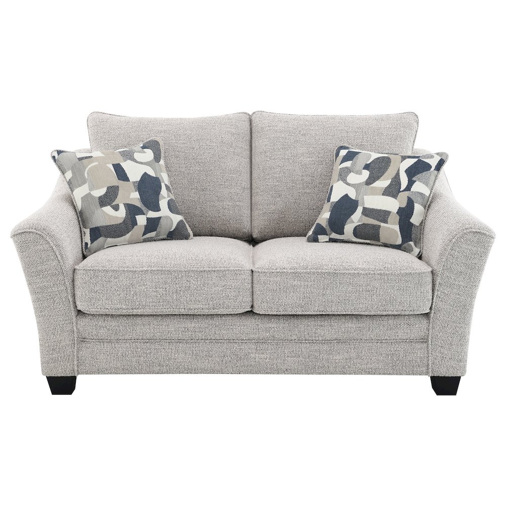 Tomkins 2-piece Boucle Upholstered Sofa Set Light Grey. Picture 8