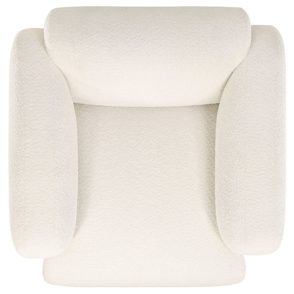 Dorset 3-piece Upholstered Round Track Arm Sofa Set White. Picture 13