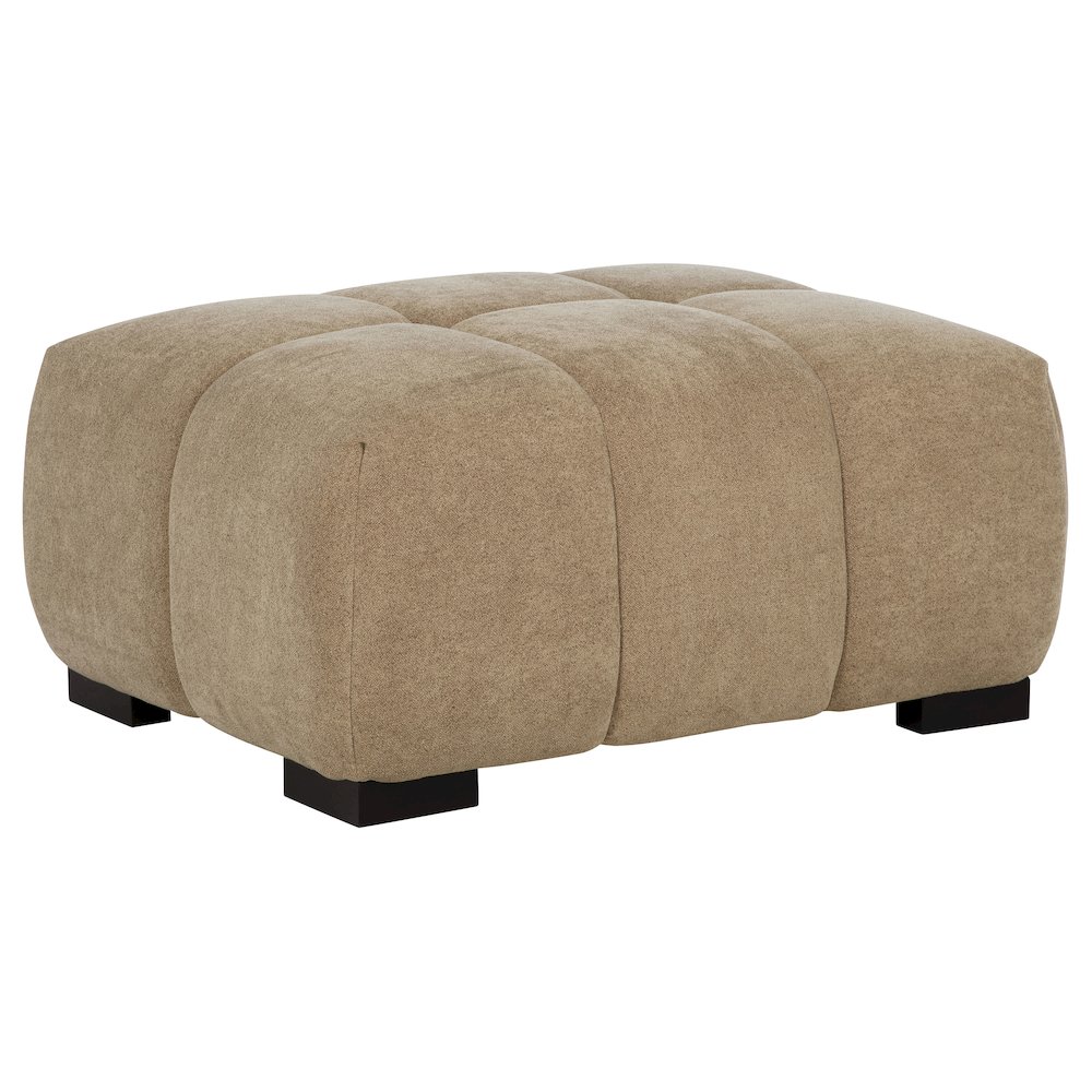 Octavia Upholstered Rectangular Ottoman Camel. Picture 1