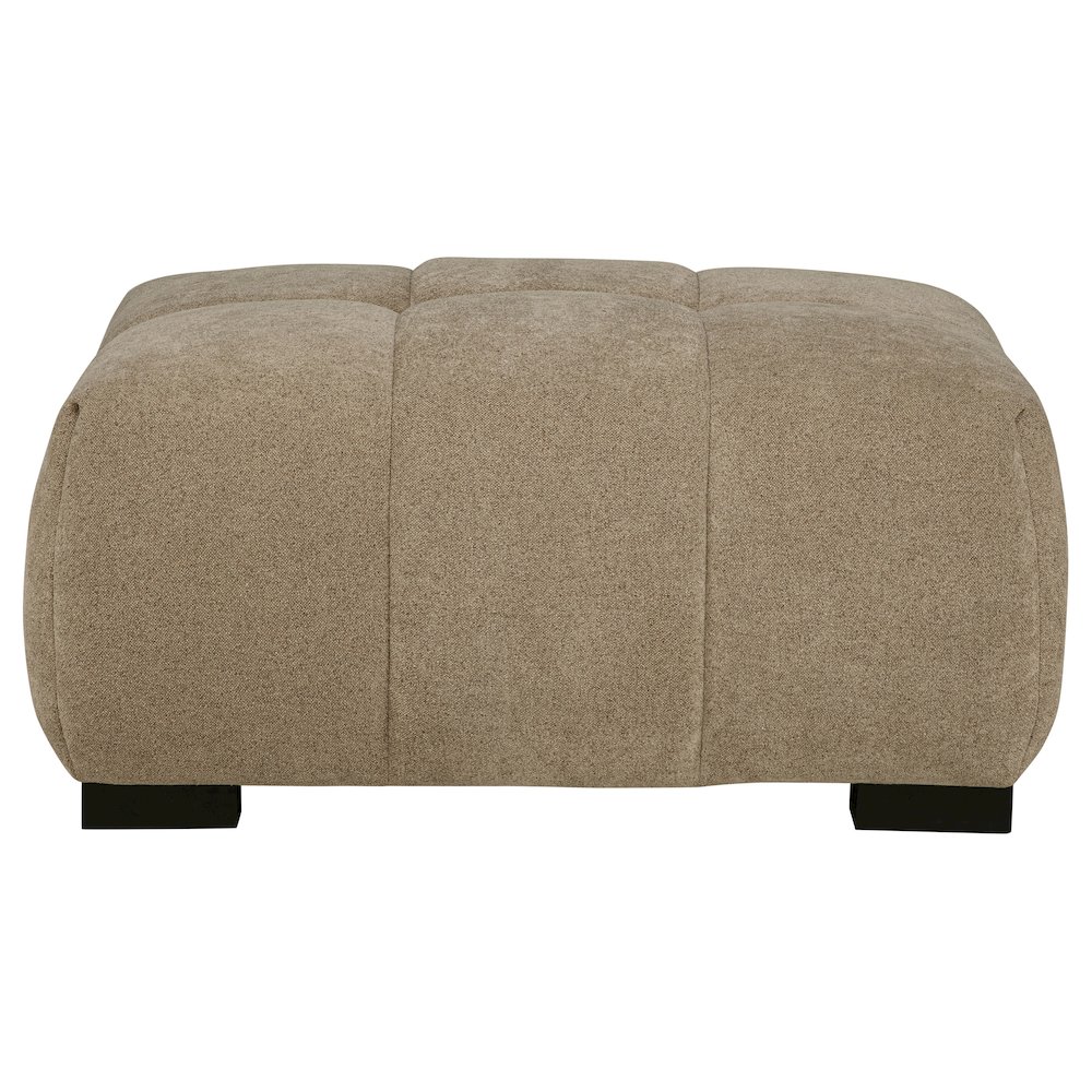 Octavia Upholstered Rectangular Ottoman Camel. Picture 3