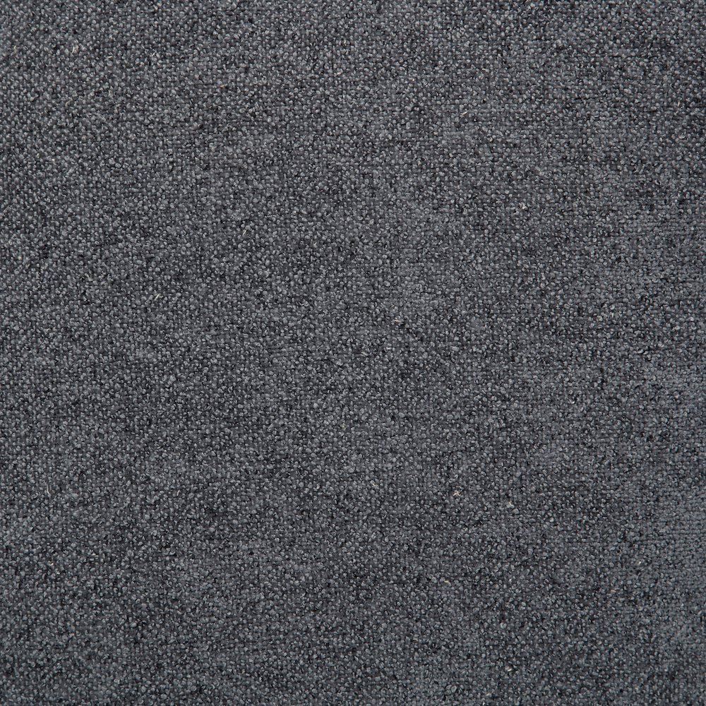 Octavia Upholstered Rectangular Ottoman Charcoal Grey. Picture 5