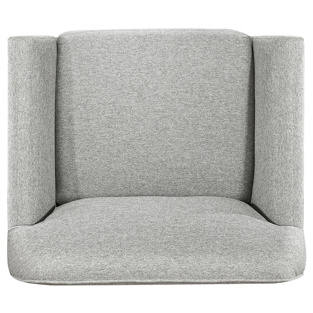 Vaughn Fabric Upholstered Flared Arm Accent Chair Grey. Picture 8