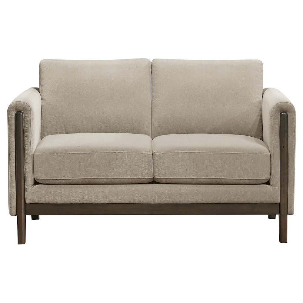 Islington 3-piece Upholstered Panel Arm Sofa Set Taupe. Picture 7