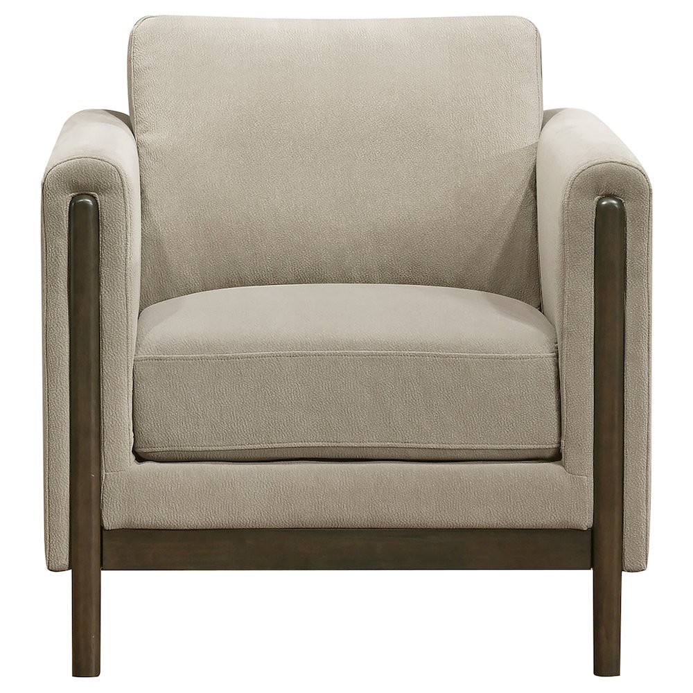 Islington 3-piece Upholstered Panel Arm Sofa Set Taupe. Picture 11
