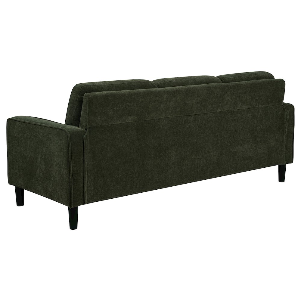 Ruth 77-inch Fabric Upholstered Track Arm Sofa Matcha Green. Picture 5