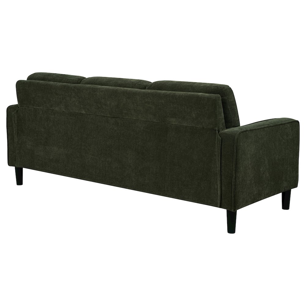 Ruth 77-inch Fabric Upholstered Track Arm Sofa Matcha Green. Picture 6
