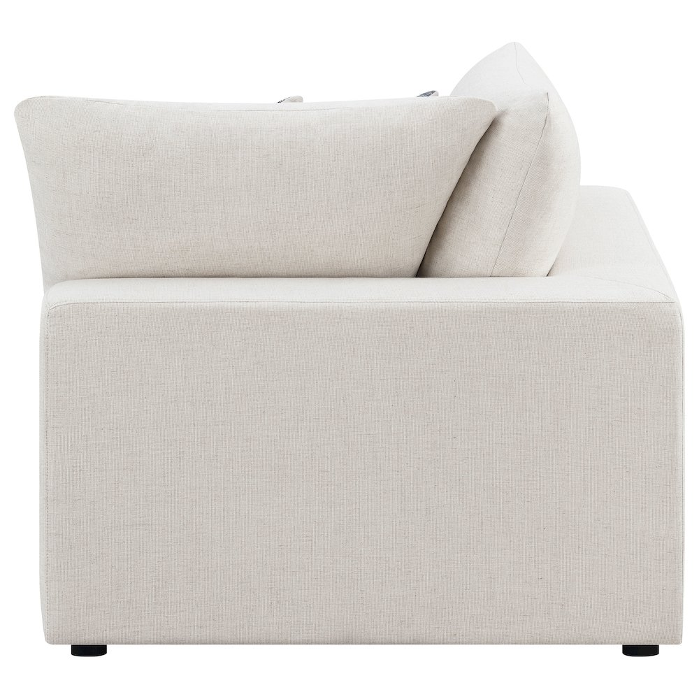 Serene Upholstered Corner Beige. Picture 4