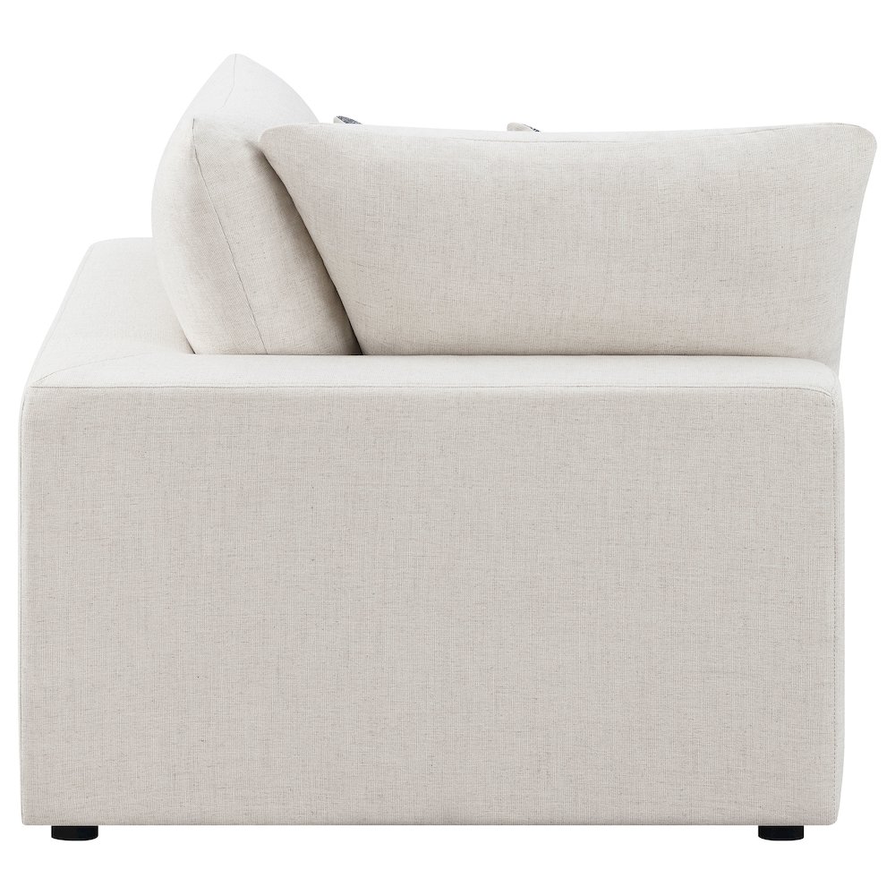 Serene Upholstered Corner Beige. Picture 6