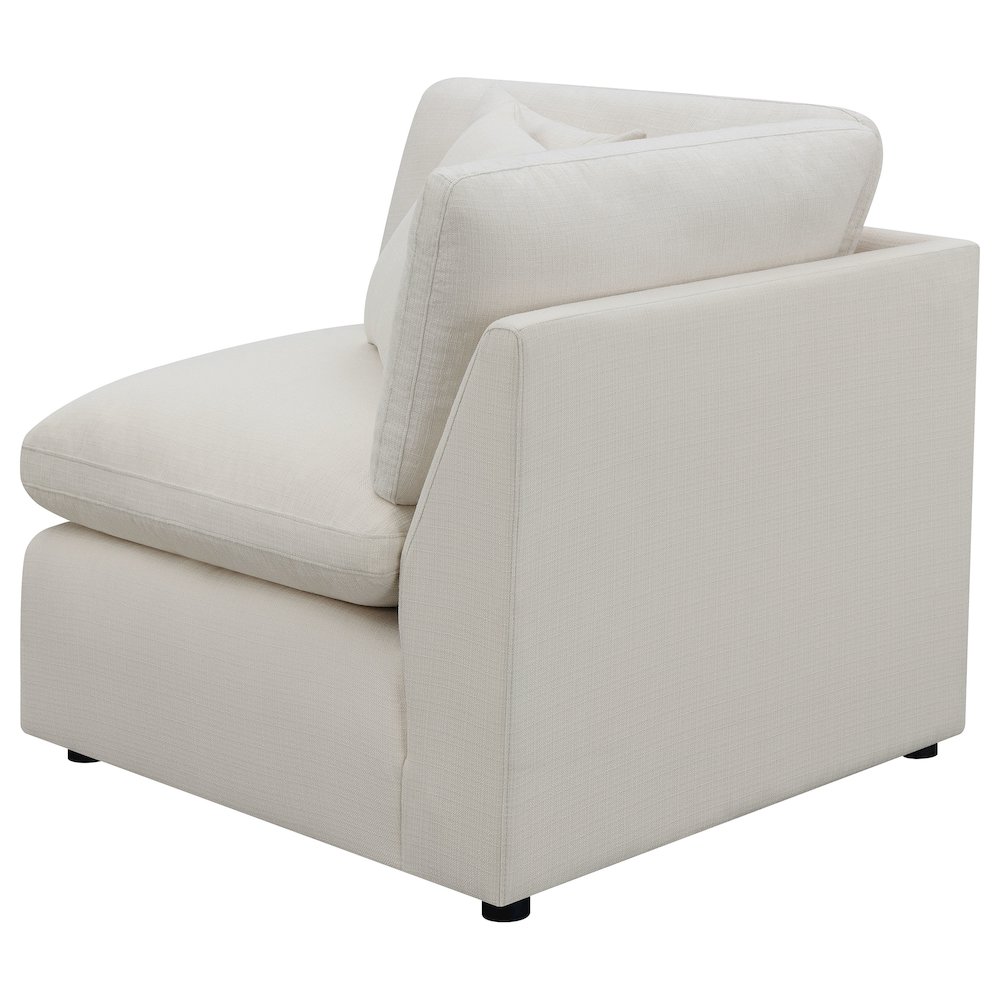 Hobson Upholstered Corner Ivory. Picture 4
