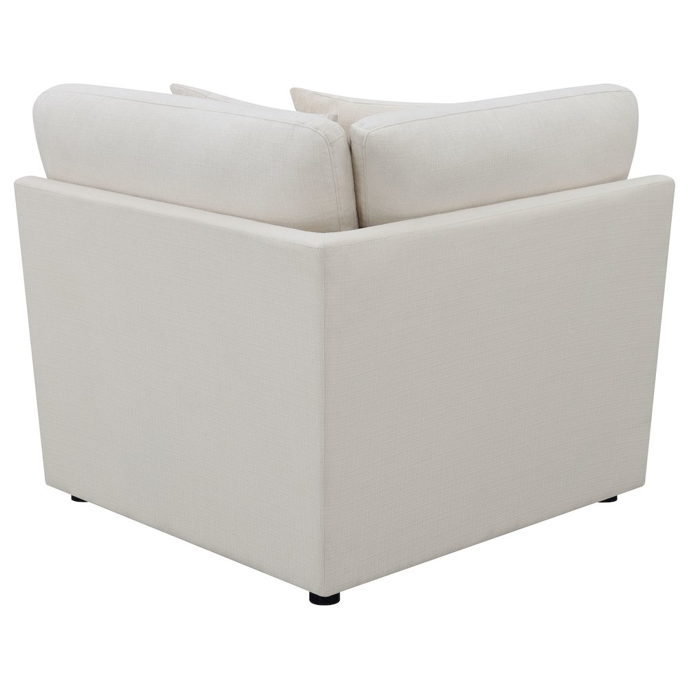 Hobson Upholstered Corner Ivory. Picture 5