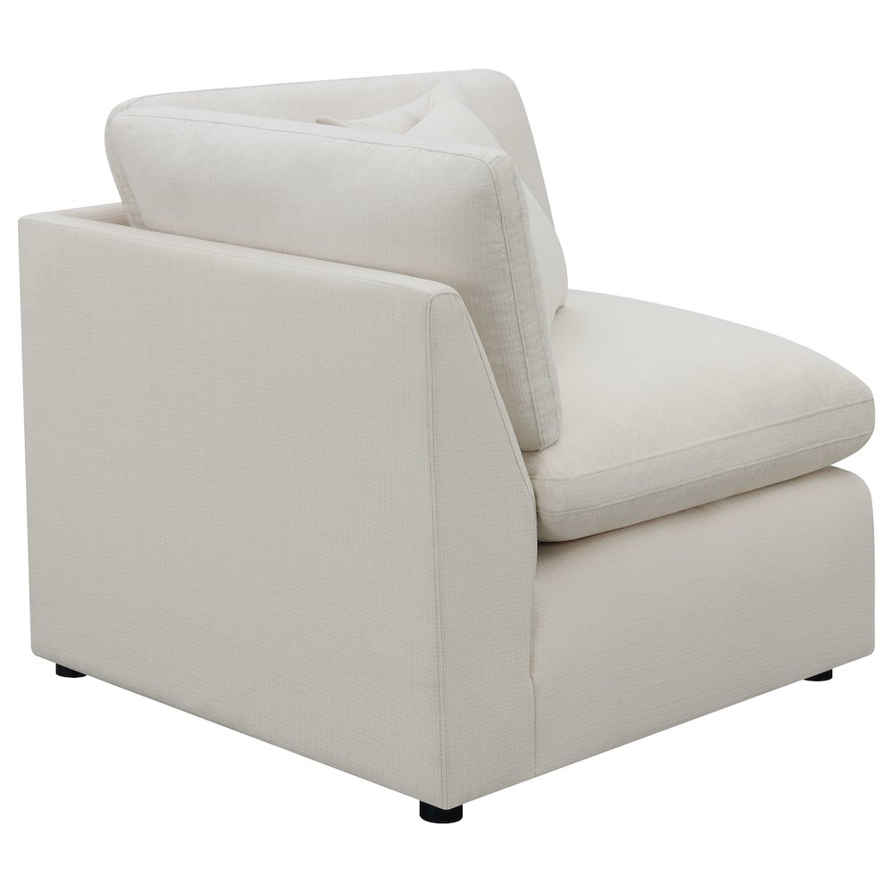 Hobson Upholstered Corner Ivory. Picture 6