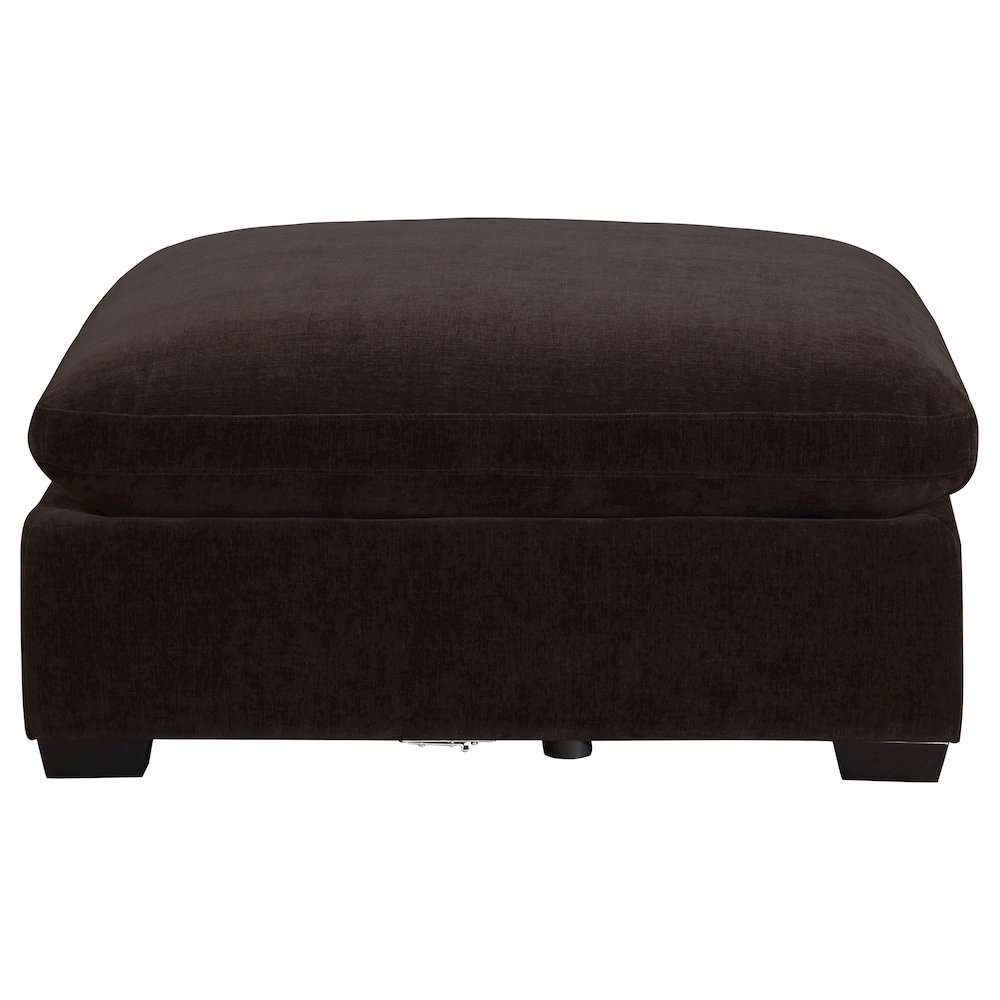 Lakeview Rectangular Upholstered Ottoman Dark Chocolate. Picture 3