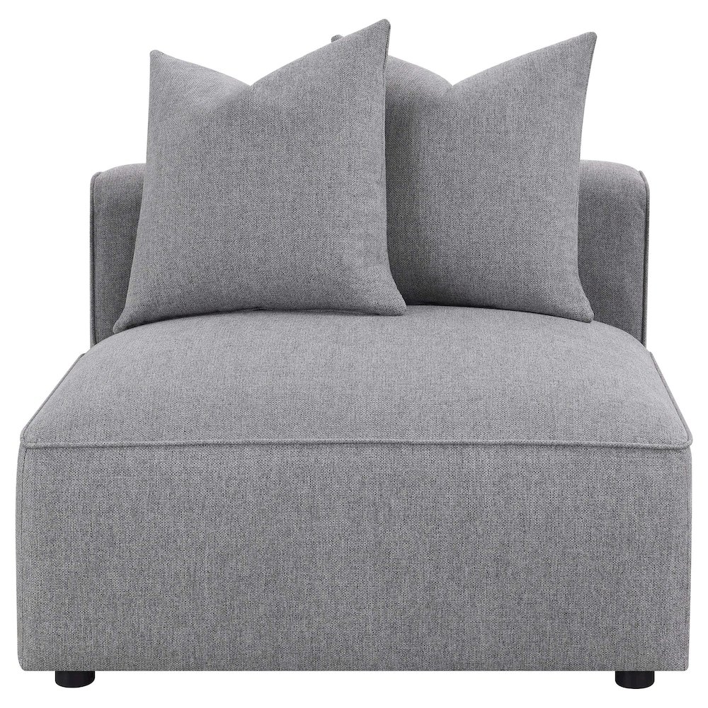 Jennifer 6-piece Upholstered Modular Sectional Grey. Picture 9