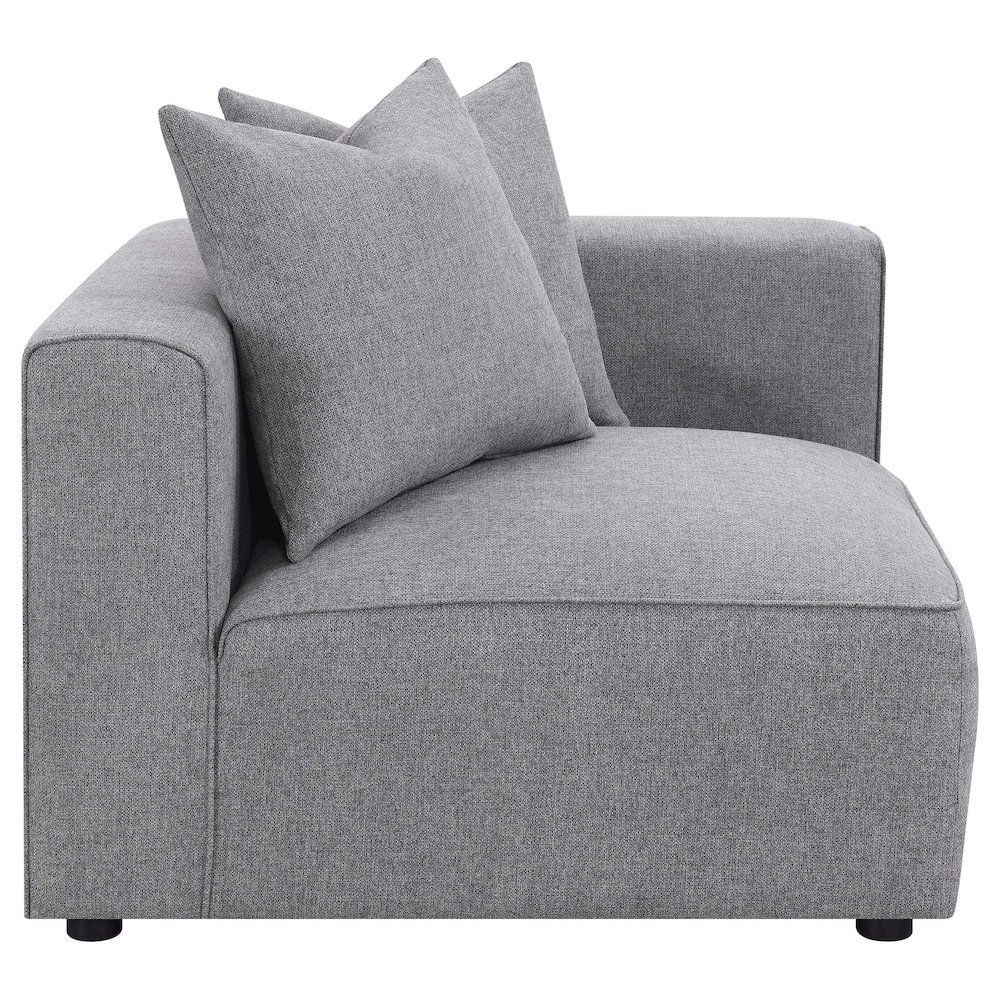 Jennifer 6-piece Upholstered Modular Sectional Grey. Picture 11