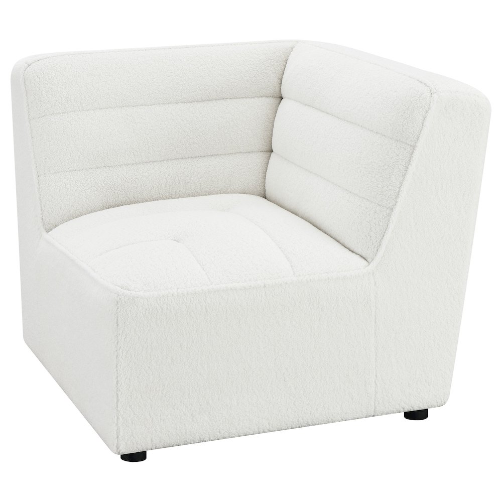 Sunny Upholstered Corner Chair Natural. Picture 4