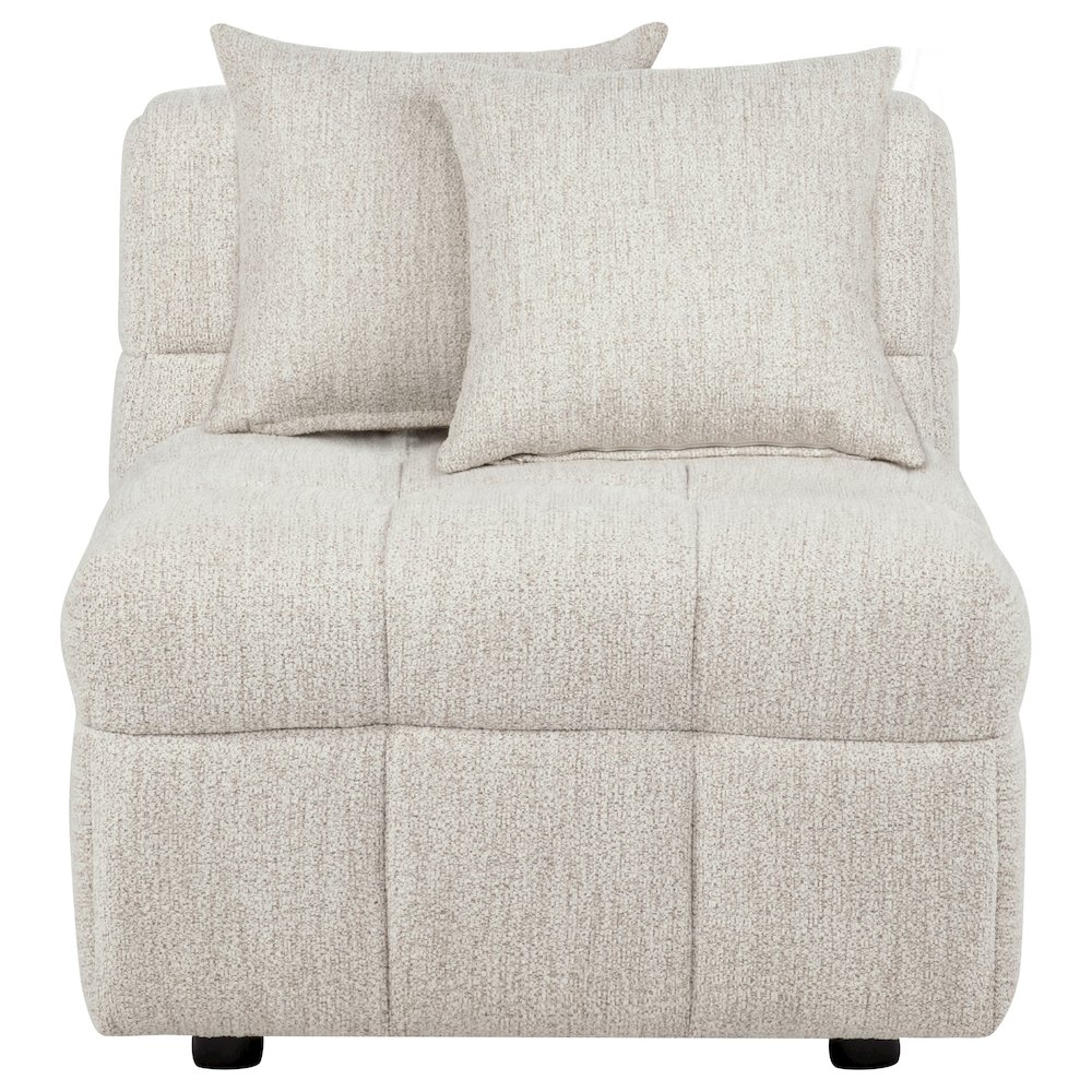 Amara Upholstered Armless Chair. Picture 2