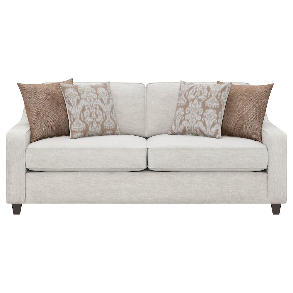 Christine 3-piece Upholstered Sloped Arm Sofa Set Beige. Picture 3