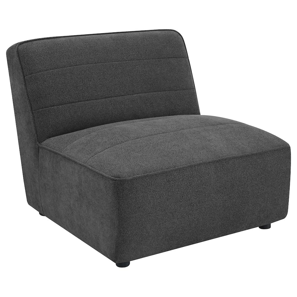 Sunny 6-piece Upholstered Modular Sectional Sofa Charcoal. Picture 6