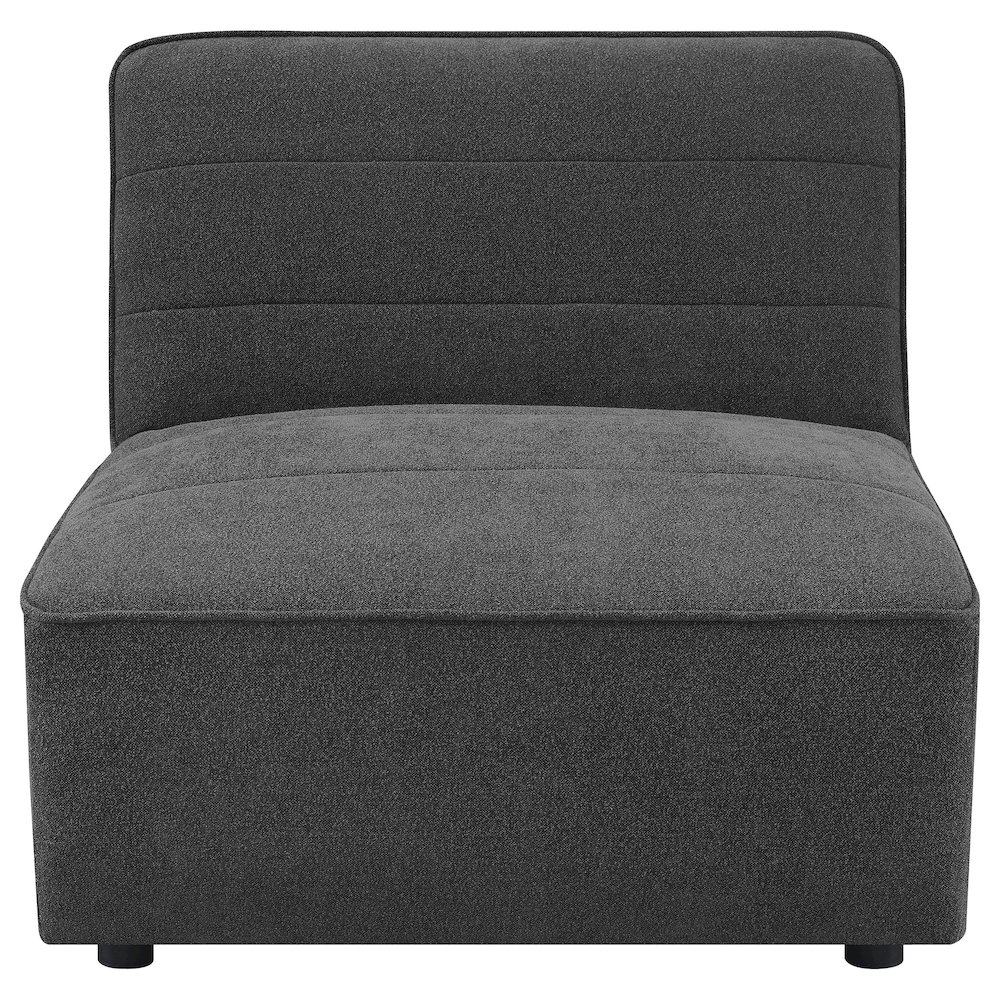 Sunny 6-piece Upholstered Modular Sectional Sofa Charcoal. Picture 7