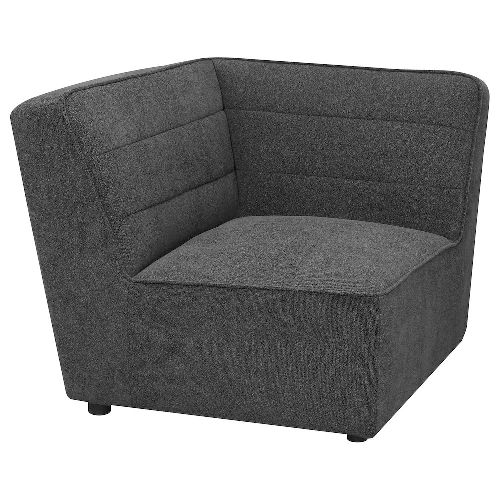 Sunny 6-piece Upholstered Modular Sectional Sofa Charcoal. Picture 9