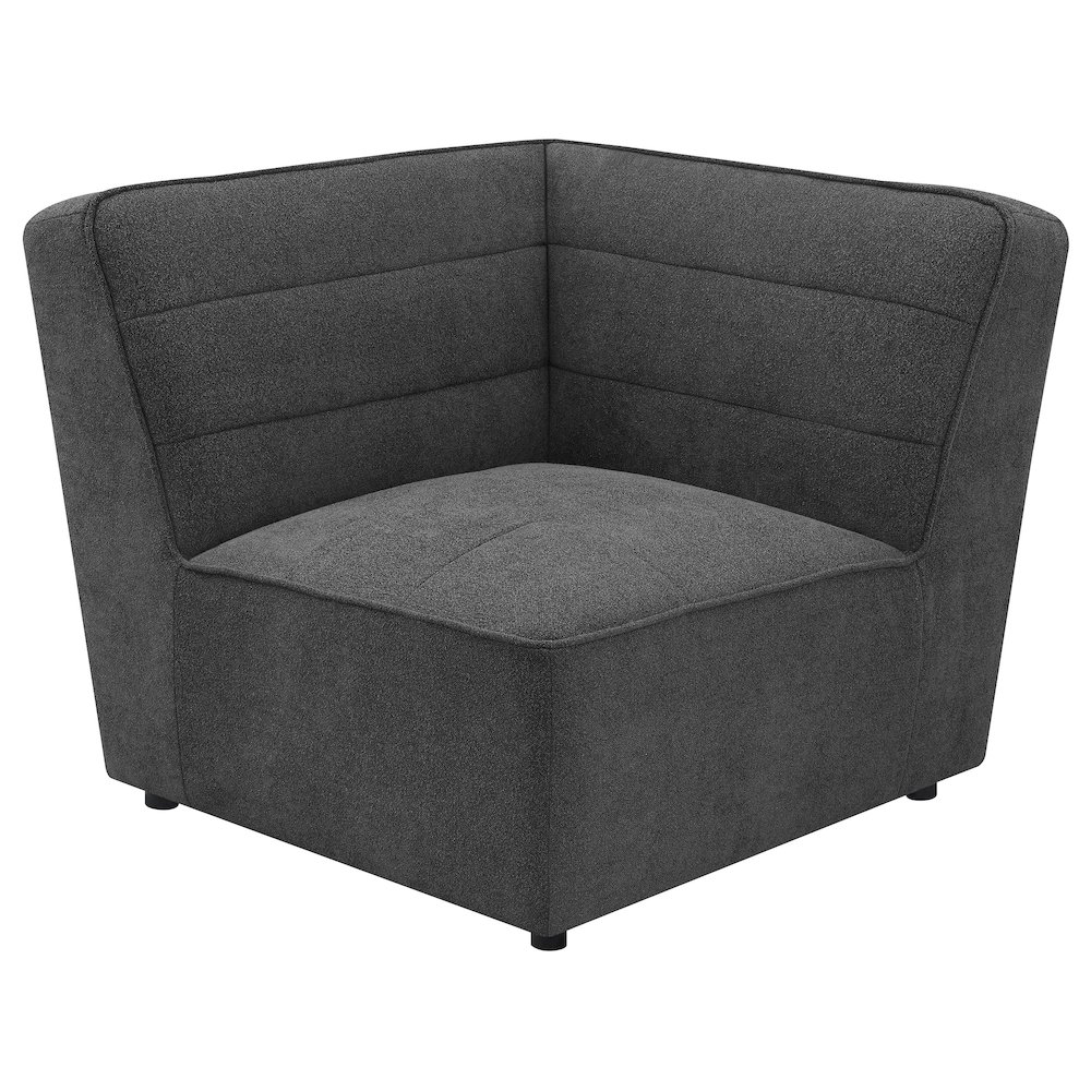 Sunny 6-piece Upholstered Modular Sectional Sofa Charcoal. Picture 10
