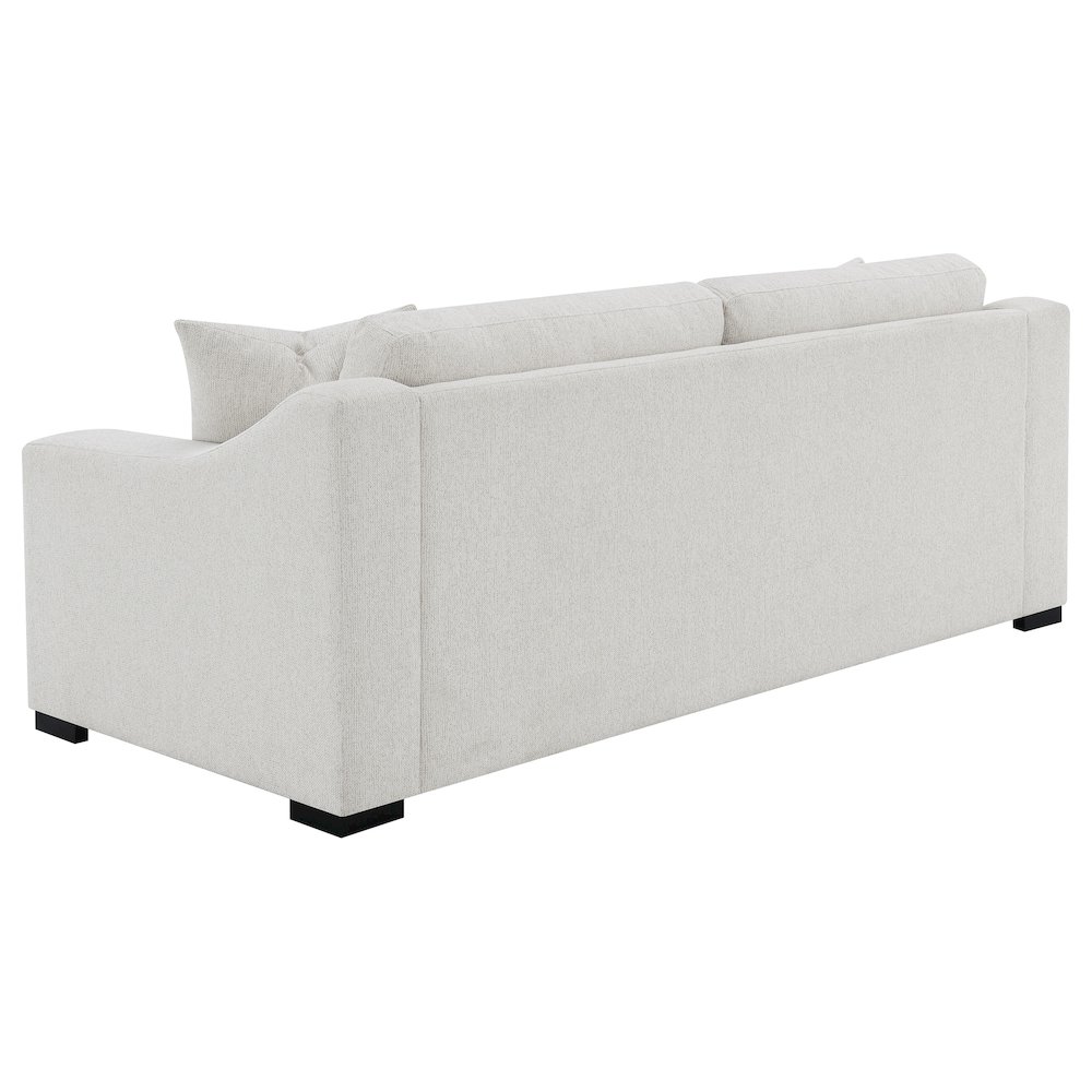Ashlyn Fabric Upholstered Track Arm Sofa Sand. Picture 5