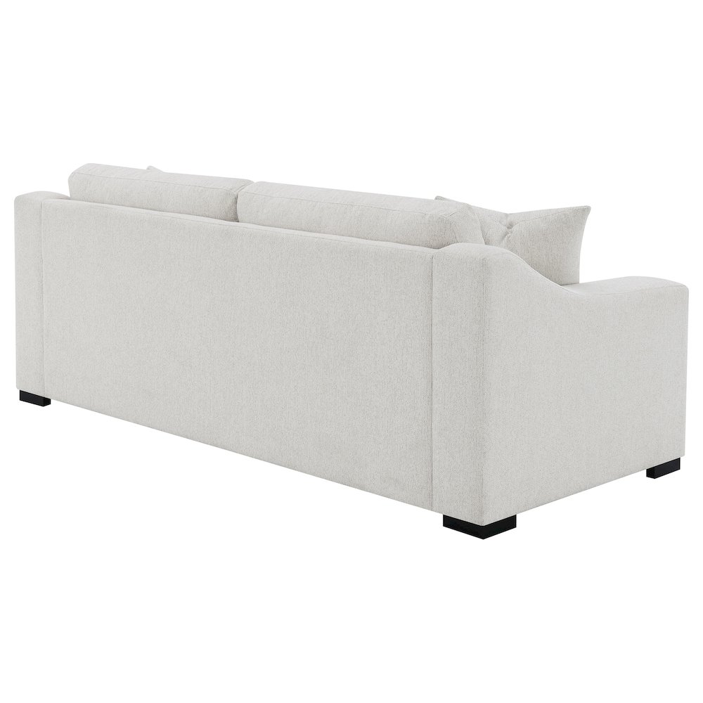 Ashlyn 3-piece Upholstered Track Arm Sofa Set Sand. Picture 3
